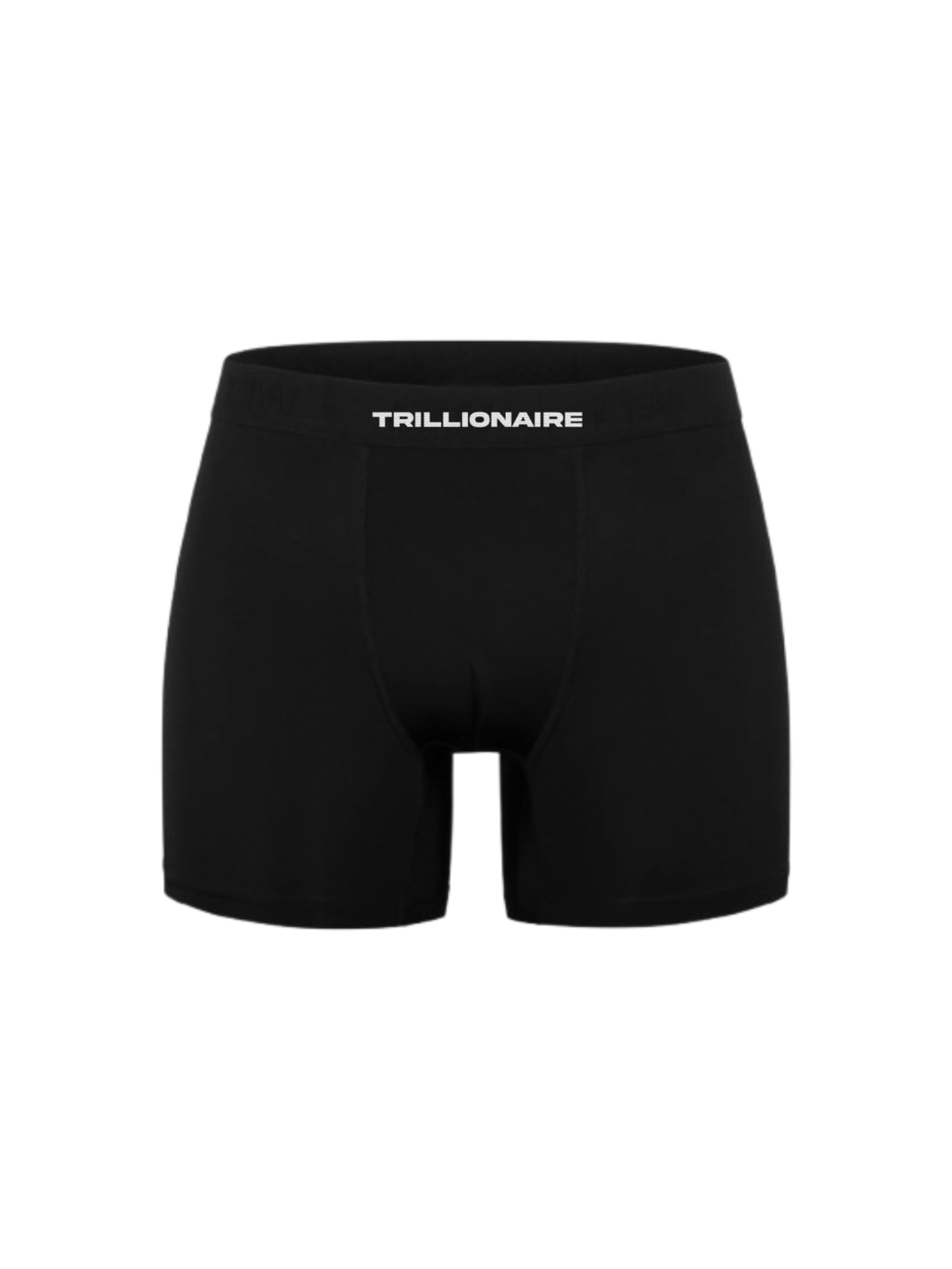BLACK LOGO BOXERS