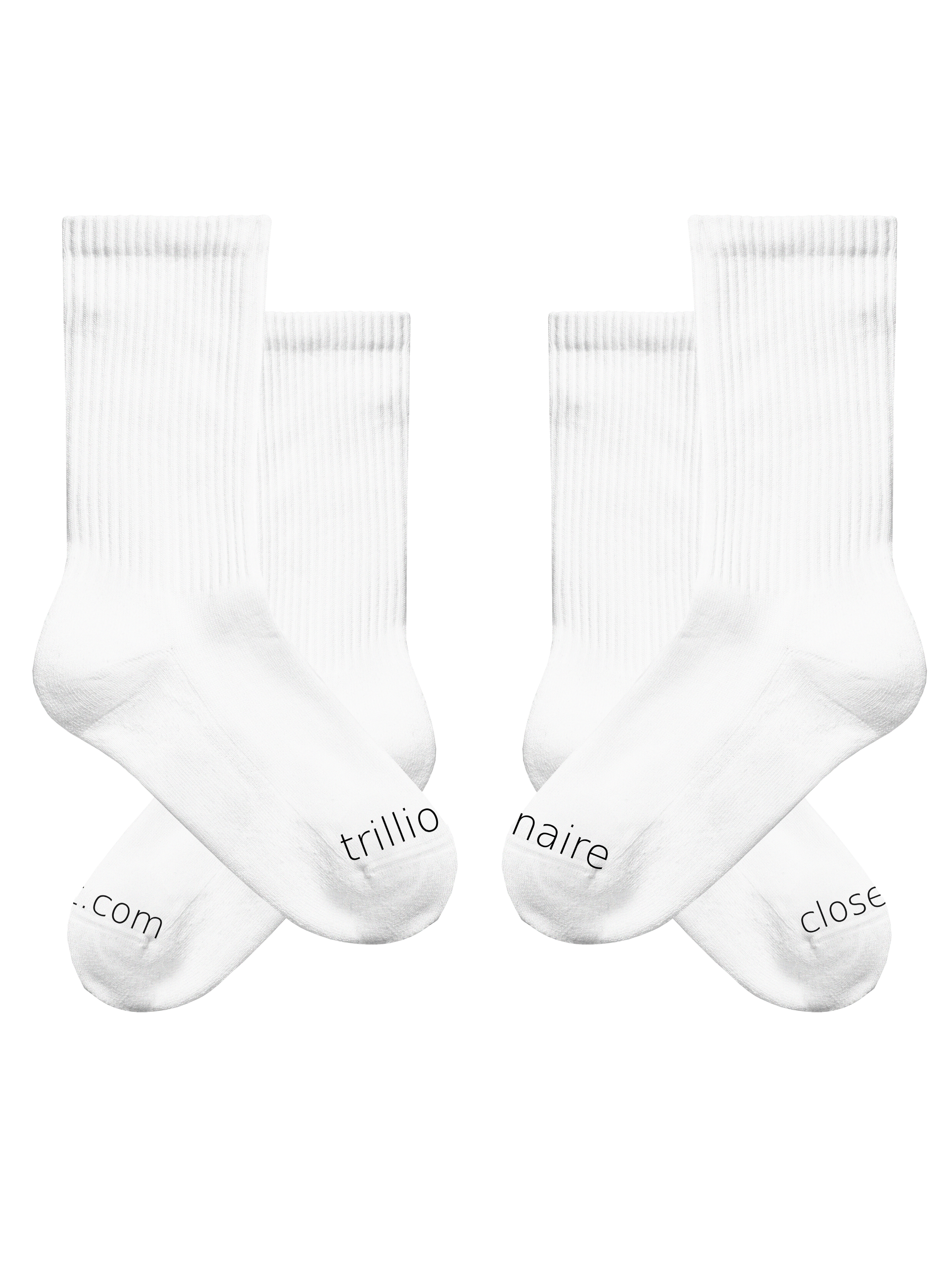 .COM SOCKS (4 PACK)